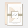 Simply Elegant Monogram Invitation Sample