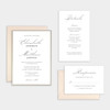 Simply Elegant Panel Pocket Invitation Sample