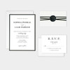 Classic Script Wax Seal Invitation Sample