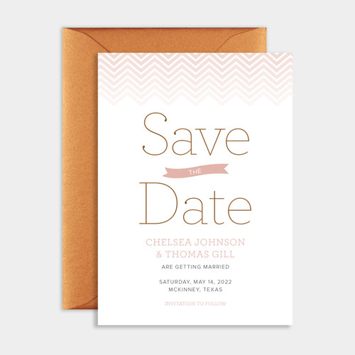 Chevron Save the Date