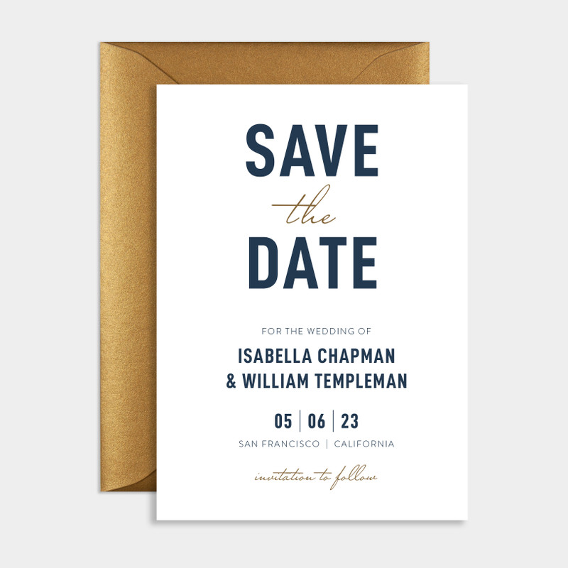 Sans Save the Date