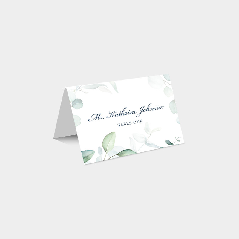Ethereal Garden Place Card