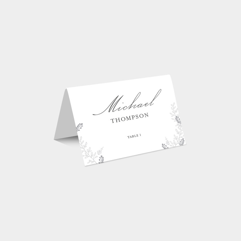 Vines Place Card