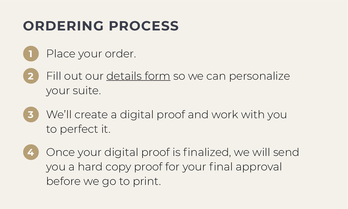 Ordering Process