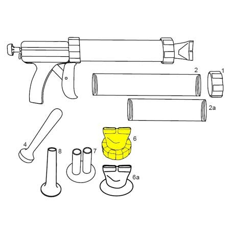 Jerky Gun Steel Double Jerky Strip Attachment_37-0514