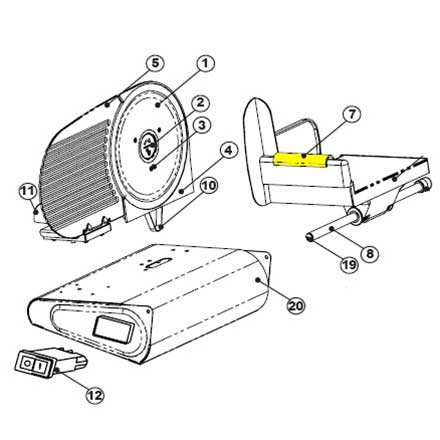 Meat Slicer 9in - Food Pusher_61-0908