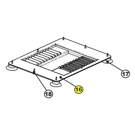 Meat Slicer 9in - Base Cover_61-0917