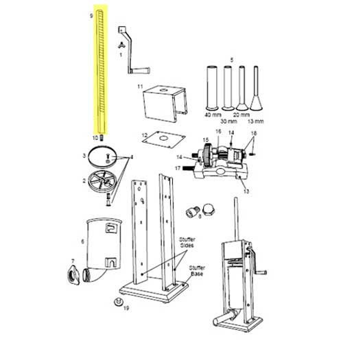 Stuffer 11# - Plunger Shaft_73-1111
