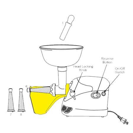 Chute for Weston Electric Tomato Strainer_82-0130