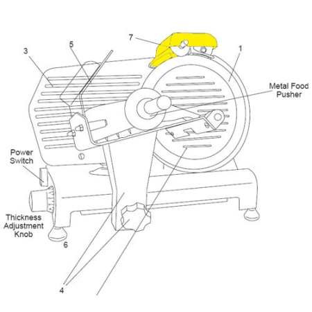 10 inch Slicer Knife Sharpener Assembly_83-0853