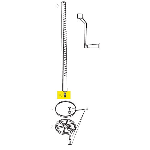 Plunger Bolt 7 lb 11 lb Sausage Stuffer_86-1125