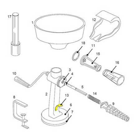 Tomato Press - Suction Cup Lever_07-0830