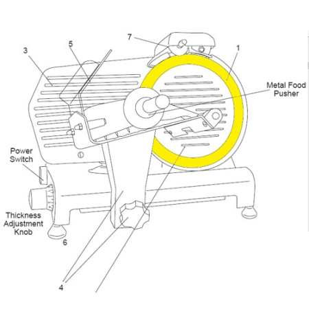 10 inch Slicer Blade & Screw Set_83-0860