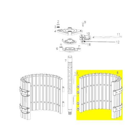 Wine Press-Cage Set_05-0107