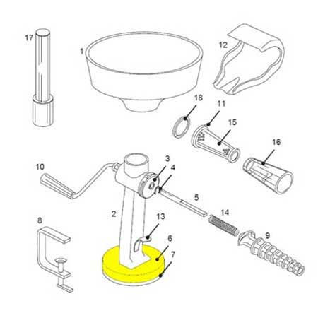 Tomato Press - Suction Cup Body_07-0840