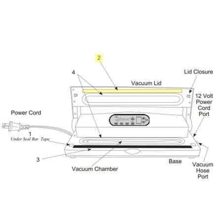 Seal Bar Insulator Harvest Guard Sealer_08-1125