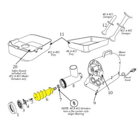 Grinder #12 Electric - Auger_08-1202