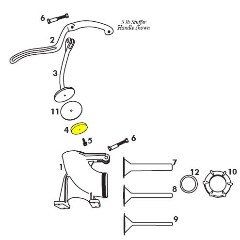 Sausage Stuffer Plunger Backing_36-0034