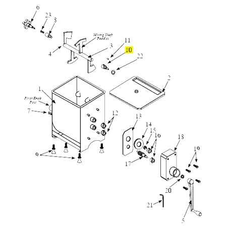 Mixer Shaft Pinion, 44 lb Meat Mixer_36-2011