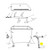 Meat Mixer 20 lb - Handle_36-1906