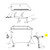 Meat Mixer 20 lb - Handle Retaining Knob_36-1910
