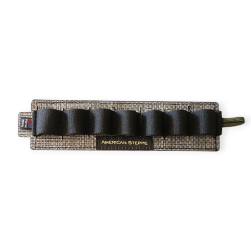 Velcro backed tegris 12 gauge shell caddy.