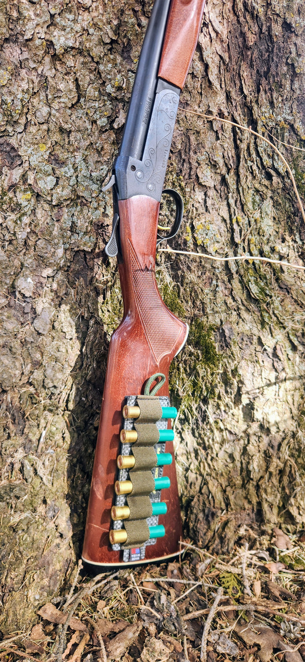 Laser-cut Tegris .410 shell caddy.