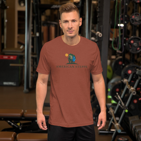 Eco-friendly on-demand printed t-shirt.