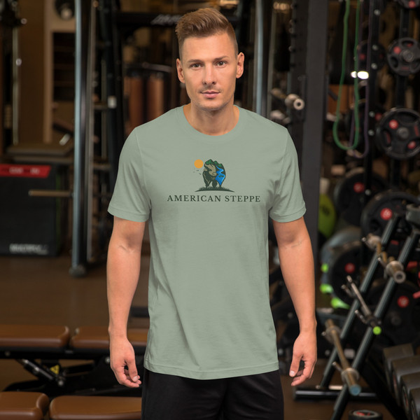 American Steppe Gear Unisex T-Shirt soft cotton tee.