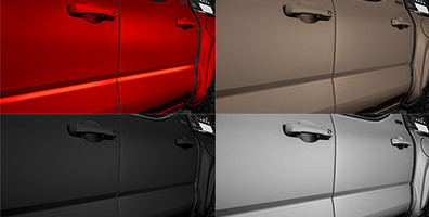 2024-2026 Tacoma Door Edge Film- Clear