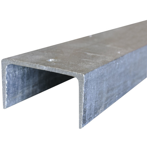 Hot Dipped Galvanised Steel C Channel 100 x 50 x 1800mm PFC (suits 2M STD 75mm thick sleepers)