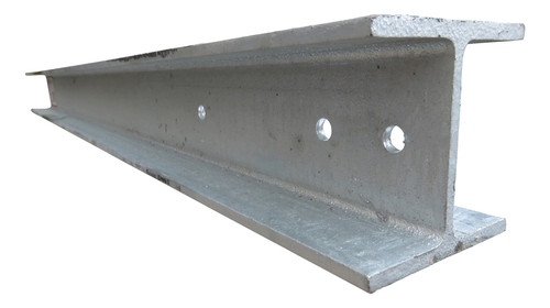 Hot Dipped Galvanised Steel H Beam 100 UC (14.8) 3000mm (suits 2M STD 75mm thick sleepers)
