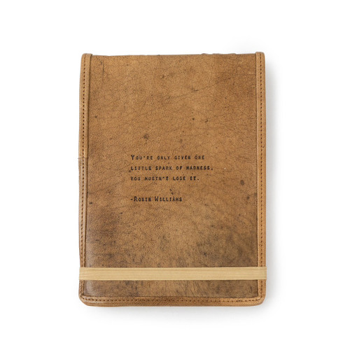 Large Leather Journal- Robin Williams