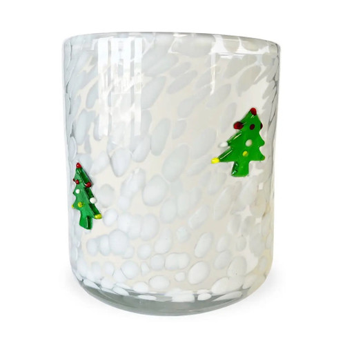 Tree Farm Icon Glass Candle