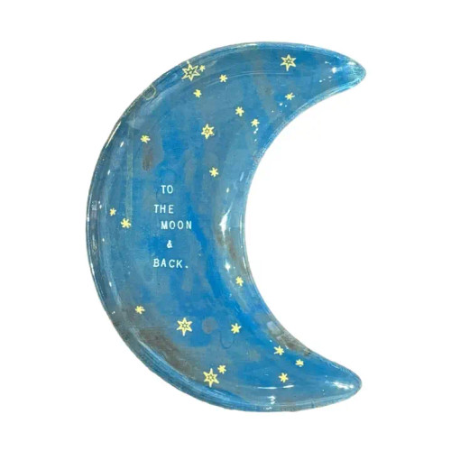 Moon Shaped Plate- Moon & Back