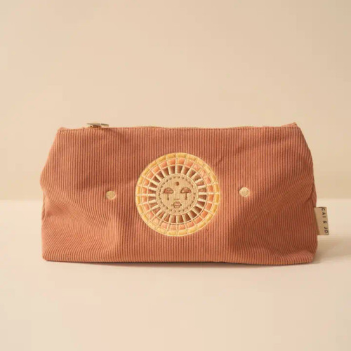 Corduroy Pouch- Sun