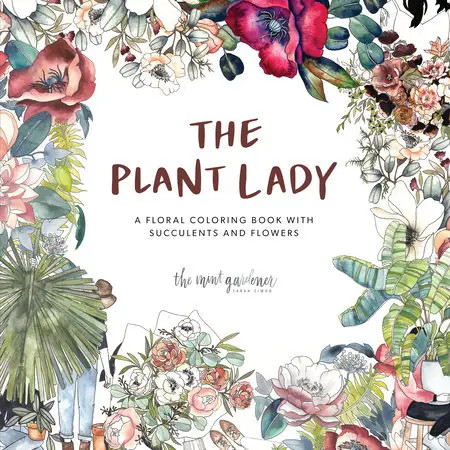 Plant Lady Coloring Book