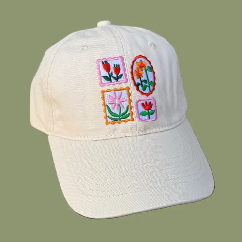 Flower Stamp Hat