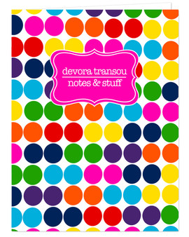 Pocket Folder - Crazy Dots