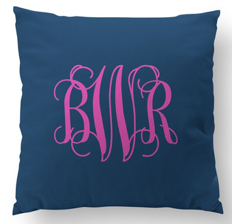 Pillow-Monogram Solid