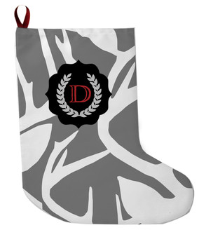 Stocking - Abstract Deer Gray