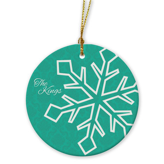 Ornaments - Snowflake Damask