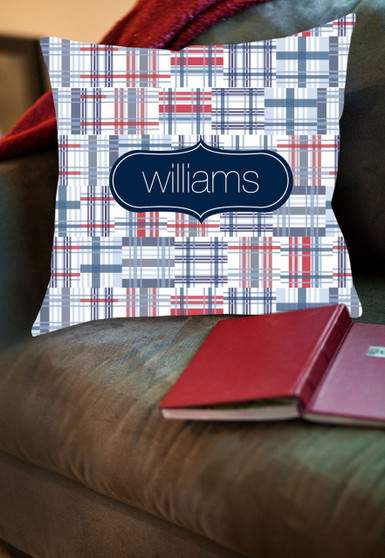 Pillow-American Madras Plaid