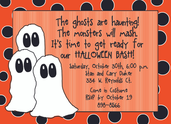 Invitation-Halloween Bash