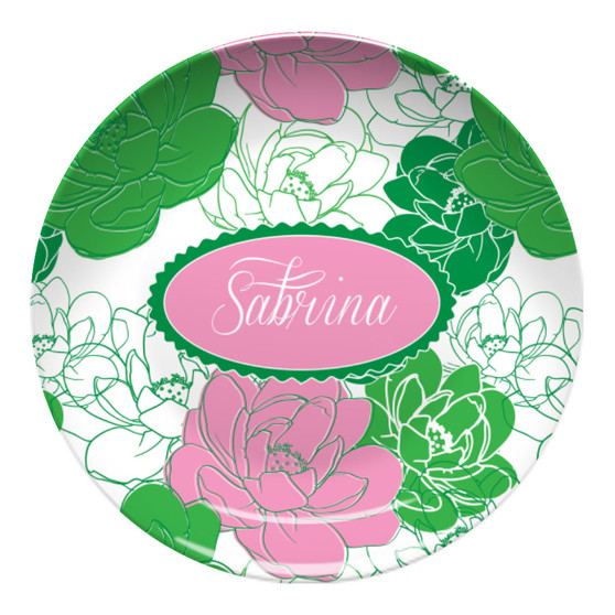 Microwave Safe Dinnerware Plate-Sorority Rose AKA