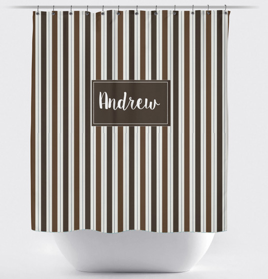 Shower Curtain- Coco Stripes