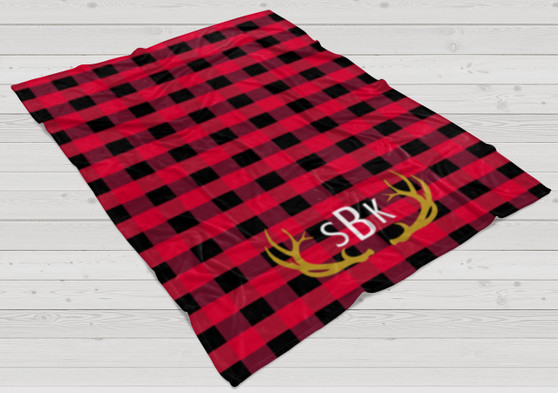 Blanket- Buffalo Plaid Red