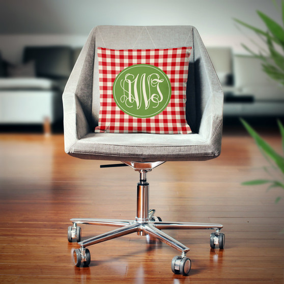 Pillow- Holiday Gingham