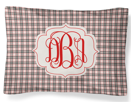 PILLOWCASE-WInter Khaki Plaid