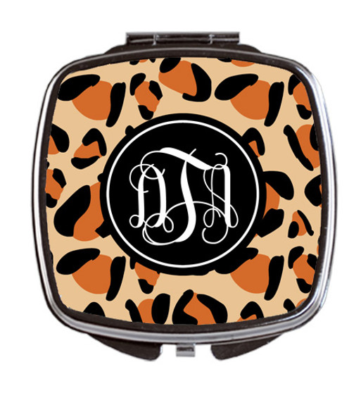 Compact Mirror- Leopard